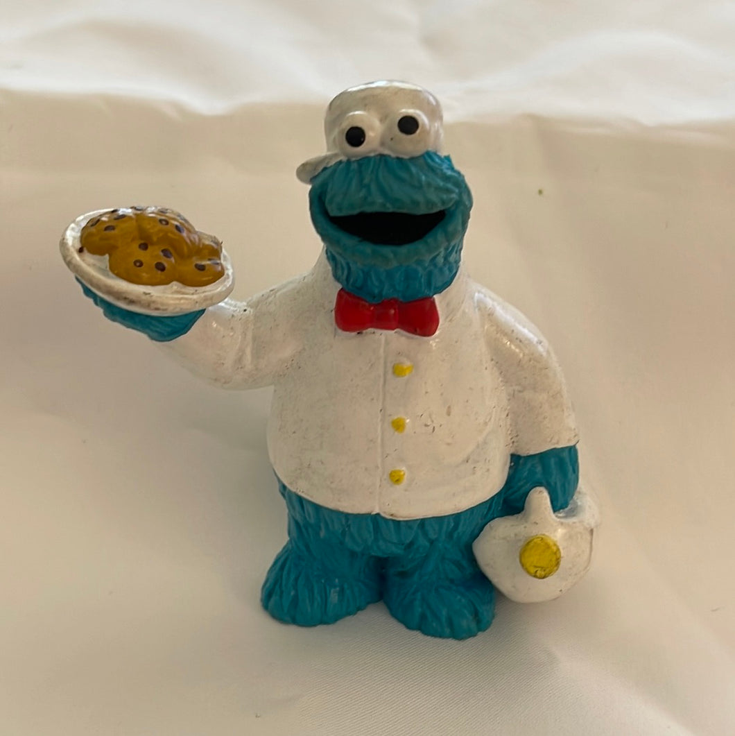 Applause Sesame Street Muppet Cookie Monster Milkman PVC (Pre-owned)
