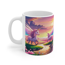 Load image into Gallery viewer, I Dream of Unicorns &amp; Butterflies #13 Ceramic 11oz AI Decorative Coffee Mug
