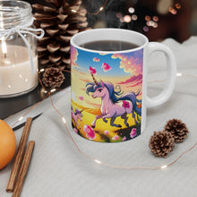 Load image into Gallery viewer, I Dream of Unicorns &amp; Butterflies #14 Ceramic 11oz AI Decorative Coffee Mug
