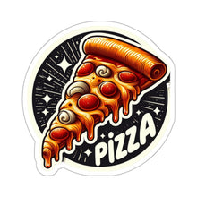 Load image into Gallery viewer, Midnight Pizza Slice Foodie Vinyl Stickers, Laptop, Water Bottle, Journal #6
