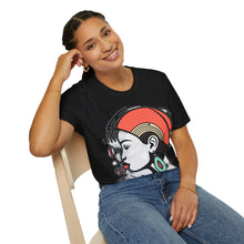 Load image into Gallery viewer, Color of Africa Queen Sista #10 Peach Unisex Softstyle Short Sleeve Crewneck T-Shirt
