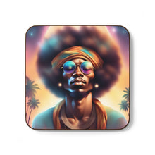 Load image into Gallery viewer, Retro 60&#39;s Psychedelic #42 Hardboard Back AI-Enhanced Beverage Coasters
