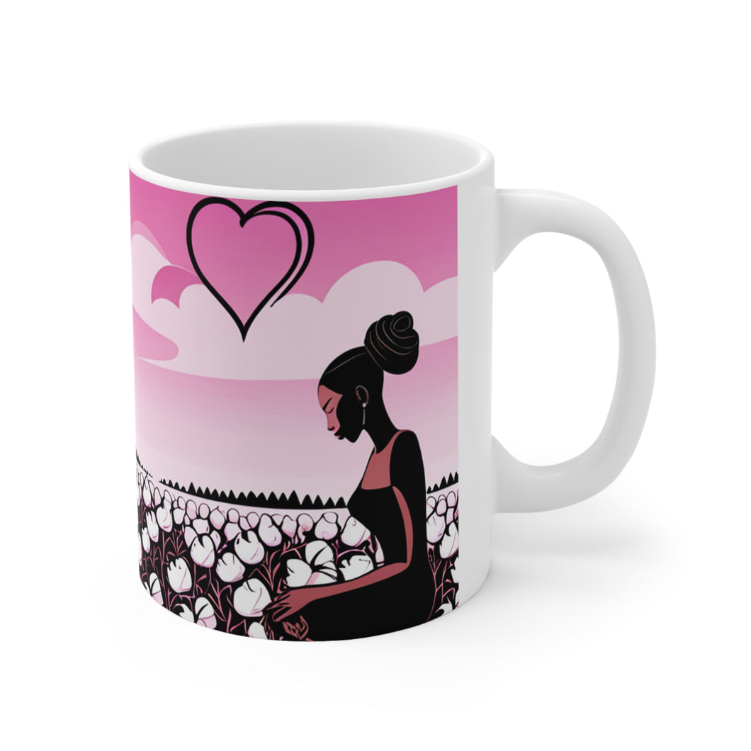 Valentine's Day From The Pink Heart #20 Mug 11oz AI Artwork