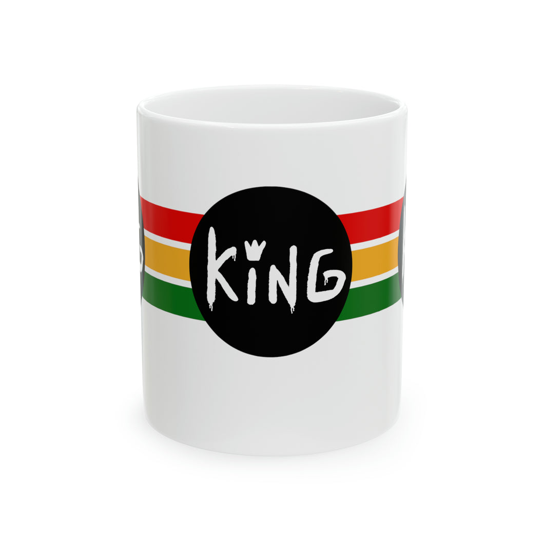 Game King No Word 11oz White Ceramic Beverage Mug Decorative Art