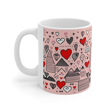 Load image into Gallery viewer, Valentine&#39;s Day is for Love #23 11oz AI Decorative Coffee Mug
