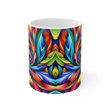 Load image into Gallery viewer, Fusion of Bright Feathers in Motion #3 Mug 11oz mug AI-Generated Artwork
