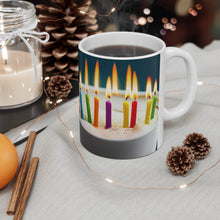 Load image into Gallery viewer, Happy Birthday Candles #12 Ceramic 11oz Mug AI-Generated Artwork
