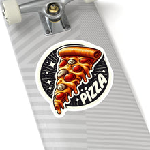 Load image into Gallery viewer, Midnight Pizza Slice Foodie Vinyl Stickers, Laptop, Water Bottle, Journal #6

