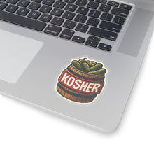 Load image into Gallery viewer, Kosher Pickle Barrel Vinyl Sticker, Foodie, Mouthwatering, Whimsical, Food #4
