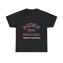 Load image into Gallery viewer, Muse Wearable Pink Border Family Over Everything Unisex Cotton Crewneck T-Shirt
