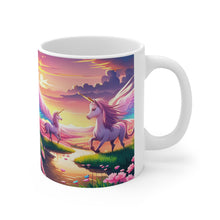 Load image into Gallery viewer, I Dream of Unicorns &amp; Butterflies #13 Ceramic 11oz AI Decorative Coffee Mug
