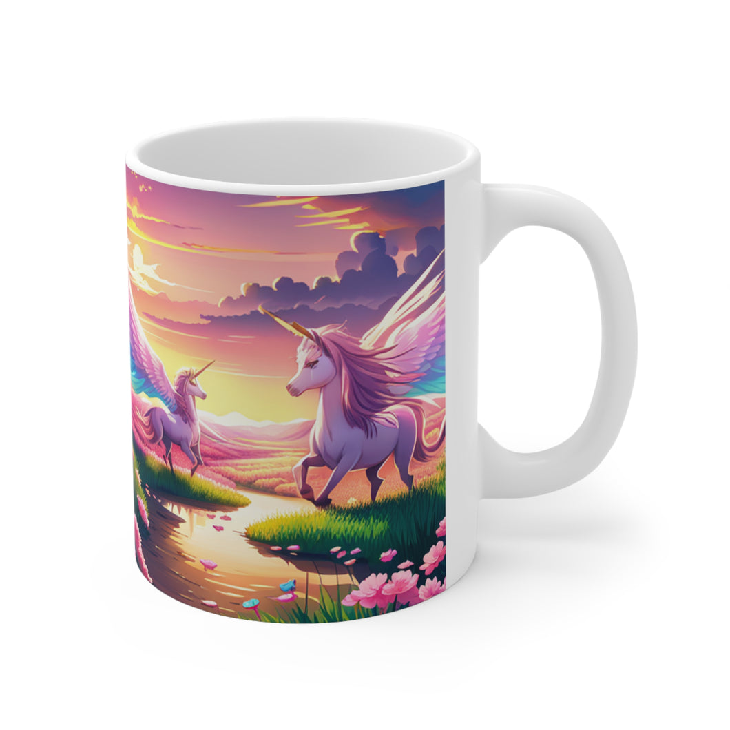 I Dream of Unicorns & Butterflies #13 Ceramic 11oz AI Decorative Coffee Mug