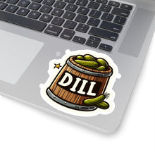 Load image into Gallery viewer, Dill Pickle Barrel Vinyl Sticker, Foodie, Mouthwatering, Whimsical, Fast Food #1
