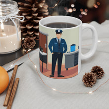 Load image into Gallery viewer, Professional Worker Police Officer #4 Ceramic 11oz Mug AI-Generated Artwork
