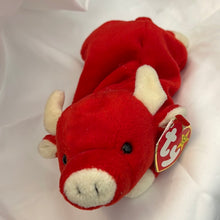 Load image into Gallery viewer, Ty Beanie Babies Snort the Bull
