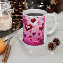 Load image into Gallery viewer, Valentine&#39;s Day From The Pink Heart #1 Mug 11oz mug AI-Generated Artwork
