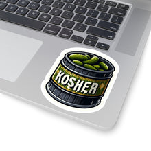 Load image into Gallery viewer, Kosher Pickle Barrel Vinyl Sticker, Foodie, Mouthwatering, Whimsical, Food #3
