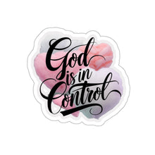 Load image into Gallery viewer, Empower yourself God is In Control Vinyl Stickers, Laptop, Diary, Journal #2
