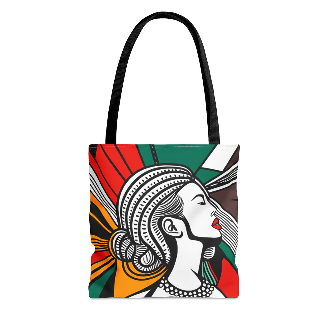 Color of Africa #26 Tote Bag AI Artwork 100% Polyester