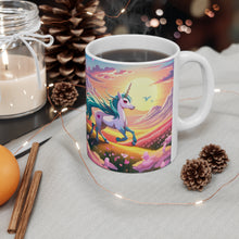 Load image into Gallery viewer, I Dream of Unicorns &amp; Butterflies #19 Ceramic 11oz AI Decorative Coffee Mug
