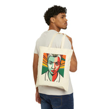 Load image into Gallery viewer, Colors of Africa Queen Mother Reflections #2 100% Cotton Canvas Tote Bag 15&quot; x 16&quot;

