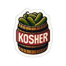 Load image into Gallery viewer, Kosher Pickle Barrel Vinyl Sticker, Foodie, Mouthwatering, Whimsical, Food #4
