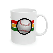Load image into Gallery viewer, Sports Game No Word Baseball 11oz White Ceramic Beverage Mug Decorative Art

