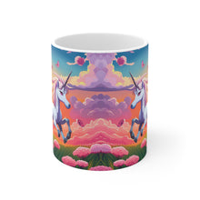 Load image into Gallery viewer, I Dream of Unicorns &amp; Butterflies #18 Ceramic 11oz AI Decorative Coffee Mug
