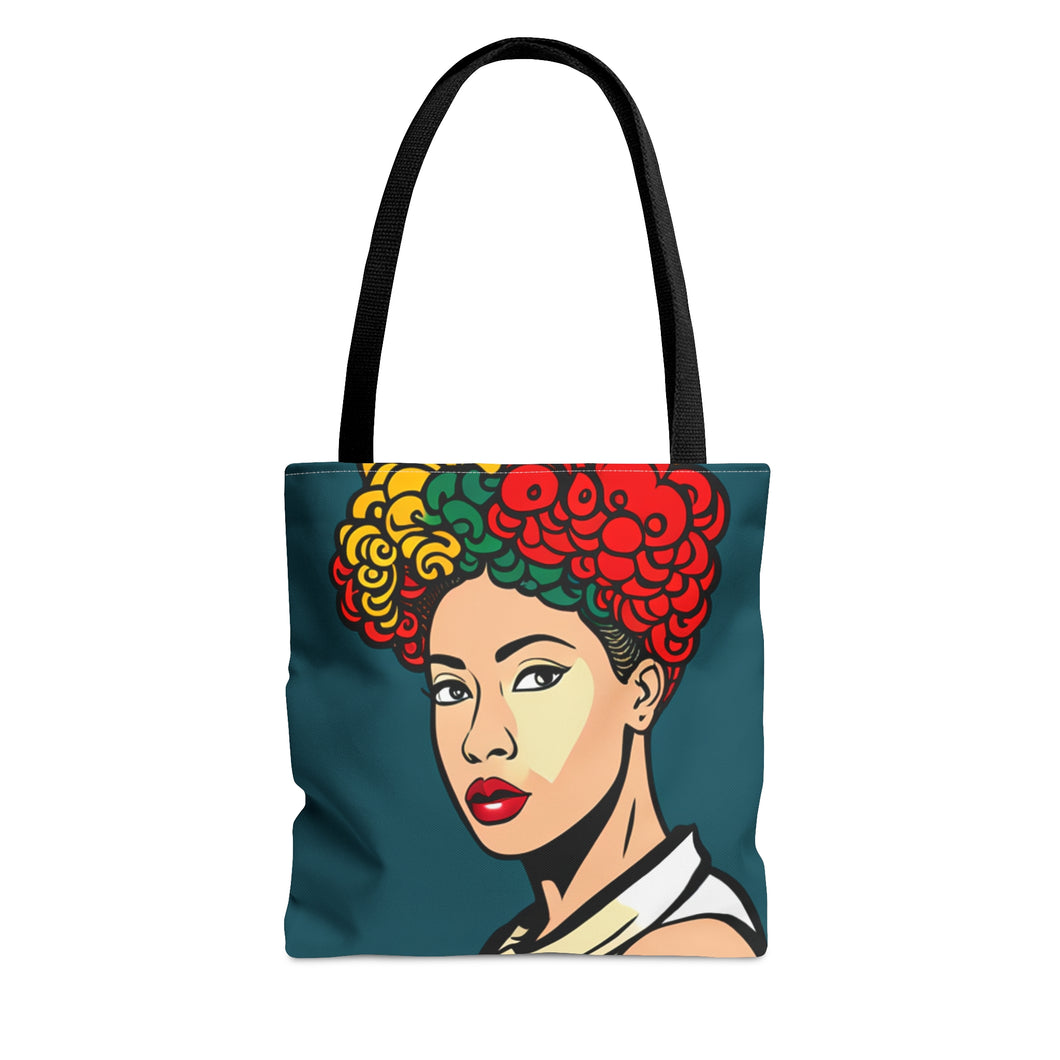 Color of Africa #24 Tote Bag AI Artwork 100% Polyester