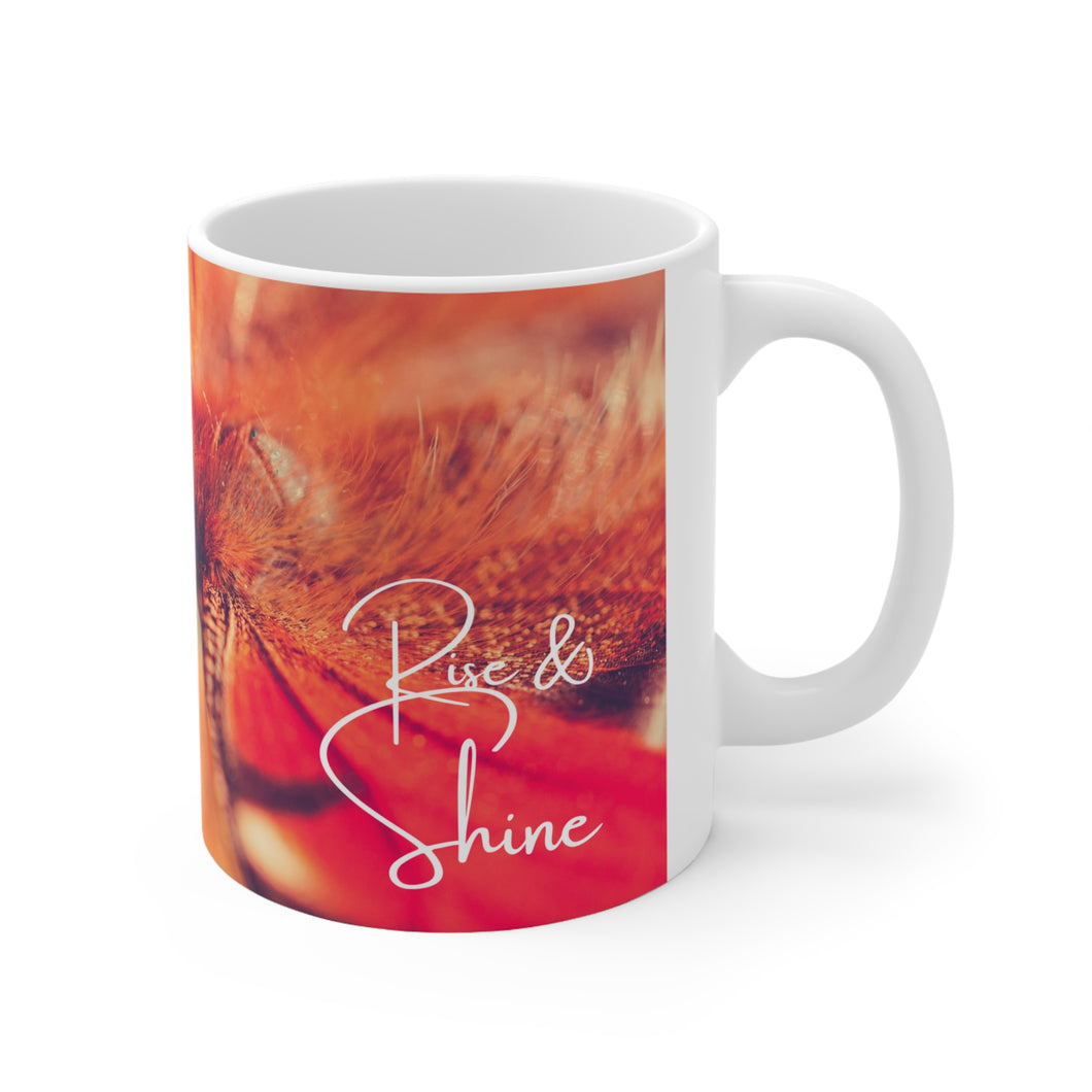 Rise and Shine #5 Ceramic 11oz Decorative Coffee Mug