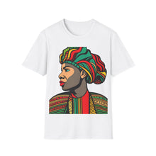 Load image into Gallery viewer, Copy of Color of Africa Warrior Queen #16 Unisex Softstyle Short Sleeve Crewneck T-Shirt
