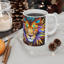 Load image into Gallery viewer, Lion Gentle and Fierce #4 Mug 11oz mug AI-Generated Artwork
