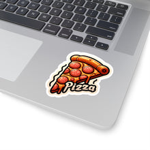 Load image into Gallery viewer, Pizza Slice Foodie Vinyl Stickers, Funny, Laptop, Water Bottle, Journal, #16
