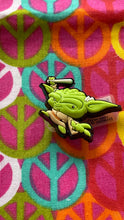Load image into Gallery viewer, Star War Yoda F15 Jibbitz™ will fit in Clog type shoes with holes Shoe Charm
