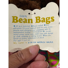 Load image into Gallery viewer, Dakin Seword Brown Walrus Bean Bag Plush Stuffed Animal
