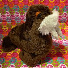 Load image into Gallery viewer, Dakin Seword Brown Walrus Bean Bag Plush Stuffed Animal

