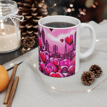 Load image into Gallery viewer, Valentine&#39;s Day From The Pink Heart #14 Mug 11oz mug AI-Generated Artwork
