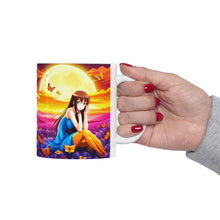 Load image into Gallery viewer, Lunar Moon Fantasy Art Anime #13 Ceramic Mug 11oz AI Generated Artwork
