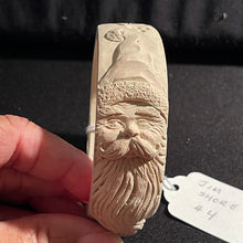 Load image into Gallery viewer, RARE Vintage 1990 Jim Shore Santa Unpainted Resin Bangle Bracelet Blank JS 90 Copyright #4
