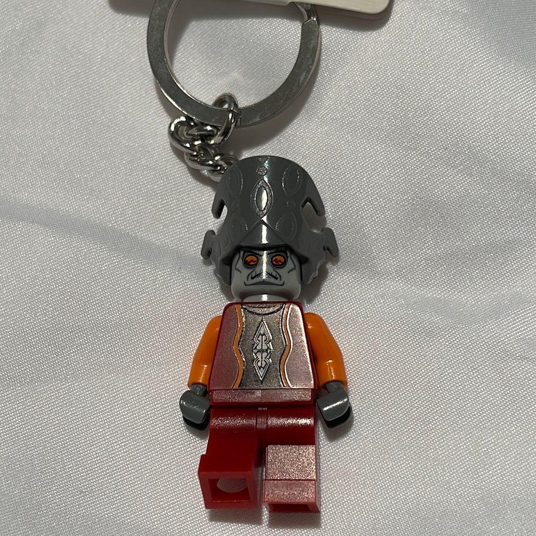 Lego 2010 Star Wars Nute Gunray Minifigure KeyChain Orange Robe #4585390