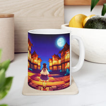 Load image into Gallery viewer, Lunar Moon Anime Fantasy Art #12 Ceramic Mug 11oz AI Generated Artwork
