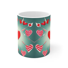 Load image into Gallery viewer, Valentine&#39;s Day is for Love #28 11oz AI Decorative Coffee Mug
