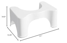 Load image into Gallery viewer, Squatty Potty The Original Bathroom Toilet Stool Height, White, 9 Inch (Pack of 1)
