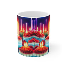 Load image into Gallery viewer, Happy Birthday Candles #18 Ceramic 11oz Mug AI-Generated Artwork
