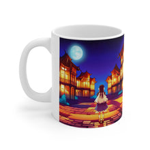 Load image into Gallery viewer, Lunar Moon Anime Fantasy Art #12 Ceramic Mug 11oz AI Generated Artwork
