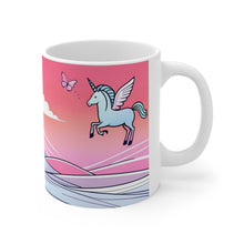 Load image into Gallery viewer, I Dream of Unicorns &amp; Butterflies #24 Ceramic 11oz AI Decorative Coffee Mug
