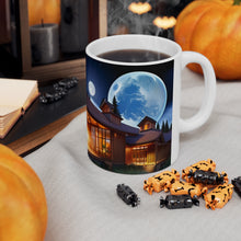 Load image into Gallery viewer, Lunar Full Moons Fantasy Art #8 Ceramic Mug 11oz AI Generated Artwork
