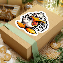 Load image into Gallery viewer, Funny Angry Stubborn Duck Vinyl Stickers, Laptop, Journal, Whimsical, Humor #4
