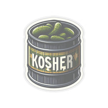 Load image into Gallery viewer, Kosher Pickle Barrel Vinyl Sticker, Foodie, Mouthwatering, Whimsical, Food #3
