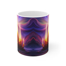 Load image into Gallery viewer, Happy Birthday Candles #14 Ceramic 11oz Mug AI-Generated Artwork
